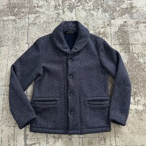 Brown’s Beach Jacket – Navy Salt & Pepper – Size 40